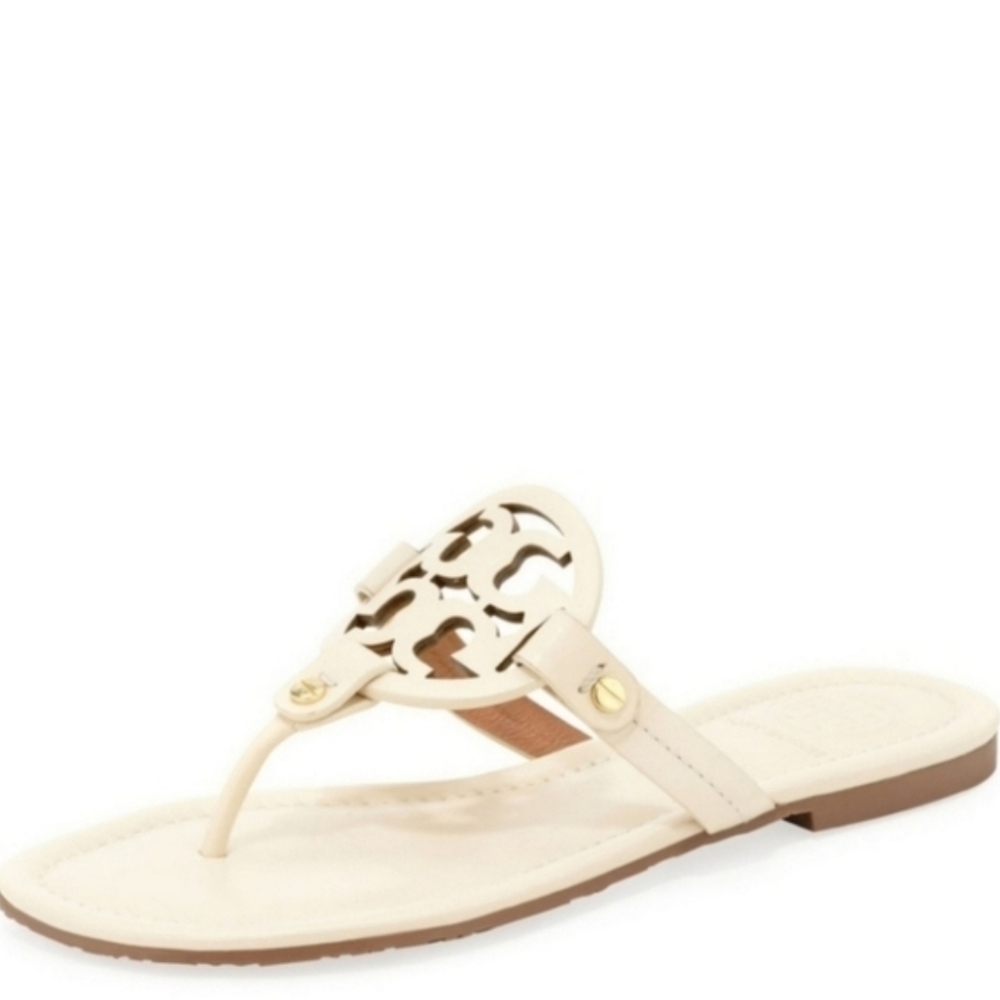 Tory Burch Miller Sandals White Size 7.5